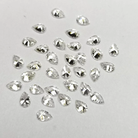 Toptan Fabrika Fiyatı Beyaz Süslü Armut Kesim 2.50x1.50 MM 0.02ct DEF/VS Gevşek HPHT CVD Mele Laboratuvarda Yetiştirilmiş Elmas Mücevher