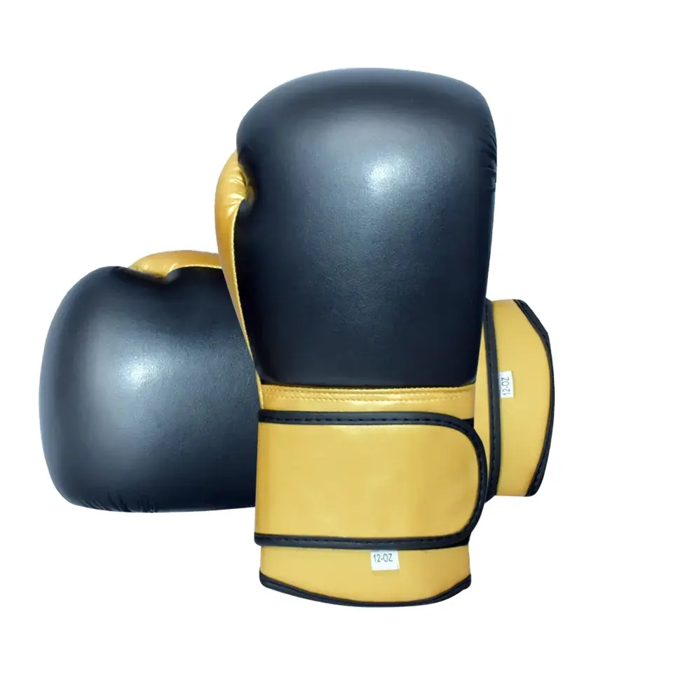 Luvas De Boxe De Couro Profissional Luvas De Boxe 14 oz Design Personalizado Atacado Pulseira De Pulso Kickboxing Fighting