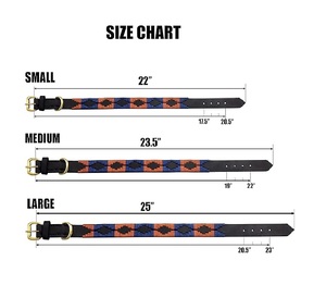 Collier pour chien en cuir véritable de style western, fait main et travaillé à la main - Product Image 4