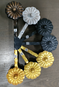 Accesorios para Cercas de Jardín, Componentes de Puerta, Hierro Fundido Forjado Antioxidante, Metal Tradicional Europeo, Soldable, Impermeable, con Recubrimiento en Polvo - Product Image 5