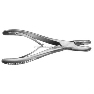 Straight & Curved A-1 VERITAS Luer Bone Rongeur Forcep Stainless Steel High Quality Bone Surgery Instrument | needle holder - Product Image 4