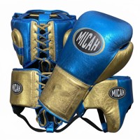 Conjunto Personalizable No Boxing No Life, Guantes de Boxeo Ligeros, Transpirables, de Secado Rápido, que Absorben la Humedad, con Cordones, Ajuste Universal