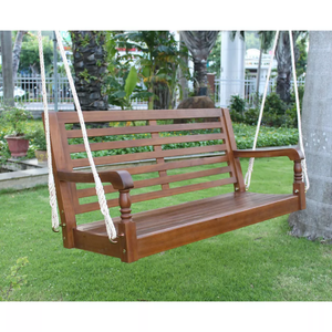 Chaises de jardin de haute qualité fabriquées au Vietnam, balançoires de véranda avec support en corde, mobilier d'extérieur en bois de luxe, vente en gros - Product Image 2