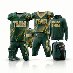 Achetez un maillot de football américain en gros, tissu en maille léger, coupe unisexe pour adulte, manches courtes, respirant. - Product Image 4