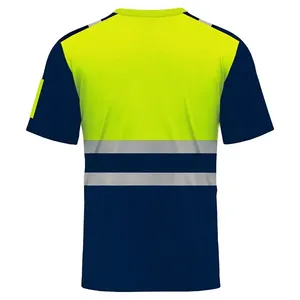 เสื้อกั๊กสะท้อนแสงแบบมองเห็นได้ชัดเจน ผ้าตาข่ายโพลีเอสเตอร์เรืองแสง แห้งเร็ว สำหรับทุกเพศ เหมาะสำหรับงานซับลิเมชั่น - Product Image 3