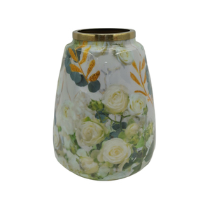 Florero Decorativo de Metal Color Durazno con Acabado Antiguo, Hecho a Mano, para Centro de Mesa en Bodas y Hogar, Venta al Por Mayor - Product Image 6