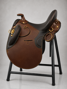 Premium Genuine Leather Jumping Dressage Horse Saddle Professional Western Riding Handcrafted Close Contact Equestrian Wood <b>Tree</b> - Product Image 4
