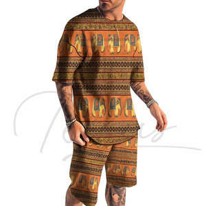 Ensemble de shorts et chemise décontractés légers en lin pour hommes, collection été 2026, tenue de plage personnalisée, vente en gros - Product Image 2