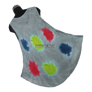 Robe de plage élégante pour femme en rayonne, style tie-dye, à prix abordable, idéale pour les dîners et les occasions spéciales - Product Image 1