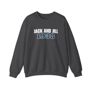 เสื้อสเวตเชิ้ตคอกลมผู้ชาย Custom Jack and Jill 1938 ผ้าฟลีซนุ่ม แขนยาว สวมหัว สไตล์ลำลอง ปักโลโก้ สตรีทแวร์ ขายส่ง - Product Image 2