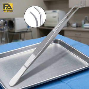 Instrumentos Quirúrgicos de Acero Inoxidable Curvos y Dentados Post Smith Dressing Forceps de 17.5 cm, los Más Vendidos al por Mayor - Product Image 2