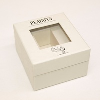 Boîtes de lèvre et de base en carton blanc de vente chaude pour l'emballage facial de crème de parfum de cosmétiques avec la fenêtre de PE et l'insertion de papier