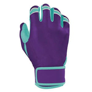 Gants de frappeur de baseball personnalisés en cuir de haute qualité pour hommes, à manchette courte, vente chaude - Product Image 3