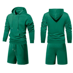 Acid Wash Latest Design Over Sized Men Shorts <b>Set</b> 100% Cotton Fleece Breathable Genuine Hoodie And Short <b>Sets</b> Tracksuit For Men - Product Image 3