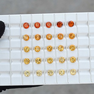 7มม. AAA Citrine ธรรมชาติรอบตัดการรักษาอัญมณีหลวม November หินเครื่องประดับพร้อมจัดส่งสินค้าใหม่ได้รับความนิยม - Product Image 3