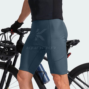 Pantalones Cortos de Ciclismo para Hombre, Diseño Nuevo, Ecológicos y Transpirables, de Spandex/Poliéster, Cómodos para Ciclismo al Aire Libre, Carreras y Uso Diario - Product Image 4