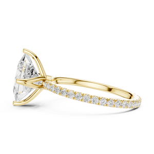 Anillos de Boda Clásicos Aries Jewel, Oro Sólido de 14K, Diamante Cultivado en Laboratorio IGI de Corte Princesa de 2.5 CT, Regalo de Aniversario - Product Image 2