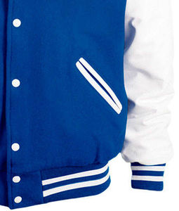 Cómodo Abrigo de Lana para Hombre, Talla Grande, Color Personalizado, Mangas de Cuero, Transpirable y Ecológico - Product Image 2