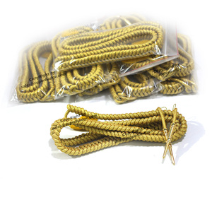 New Style Ceremonial Uniform Aiguillettes with Bullion Wire & Metallic Thread-Customizable Size & Color Wholesale Pricing - Product Image 5