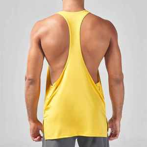 Custom Logo Breathable Sublimation Printed Cotton Sports Running Tops Muscle Bodybuilding <b>Stringer</b> Fitness Gym Men's Tank Top - Product Image 3