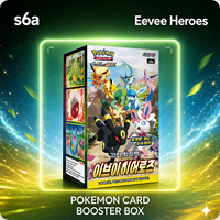 Caja de Sobres Pokémon [s6a] Eevee Heroes, Versión Coreana Sellado de Fábrica |   VENTA AL POR MAYOR |   DAP |   Hecho en Corea |   Espada y Escudo