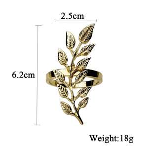 Premium Elegant Metal Napkin Rings Set Eco-Friendly & Durable Luxury Dining Accessories for Restaurants Hotels Home Camping Use - Product Image 4