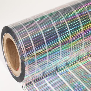Film holographique personnalisé pour l'impression d'emballages, effet arc-en-ciel, film PET irisé en rouleau pour étiquettes, autocollants, bricolage, artisanat, vente en gros - Product Image 2