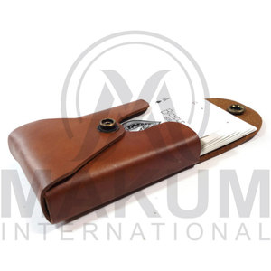 Porte-cartes personnalisé en cuir véritable, porte-cartes de poker, porte-paquet de cartes, porte-cartes de poker - Product Image 2