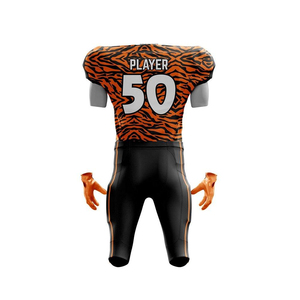 Uniforme de Fútbol Americano Personalizable, Transpirable, Talla Grande, Manga Corta, 100% Poliéster, Nombre del Equipo Personalizado, Uniforme Americano - Product Image 6
