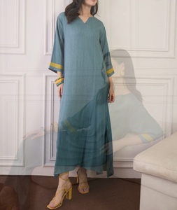 Hot sale Designer <b>Kaftan</b> Kurta For Women Western Ladies Ethnic <b>Kaftan</b> Set Batwing Sleeves Loose Fit <b>Kaftan</b> Party Festival Wear - Product Image 4