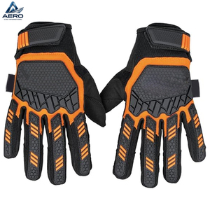 Multi-Purpose Safety Workwear Anti-Vibration With Adjustable Wrist Closure For Heavy-Duty Operational Protection TPR <b>Gloves</b> - Product Image 1