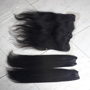 Extensions de cheveux humains vierges Remy brésiliens et indiens Seven Hills, couleur naturelle, ondulés, double trame épaisse, qualité supérieure, 4 mèches - Product Image 3
