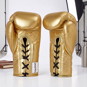 Pakistan Made Professional Custom Printed Leather Boxing Gloves MMA Adjustable <b>Wrist</b> <b>Strap</b> Quick Drying Hook Loop Closure Adult - Product Image 5