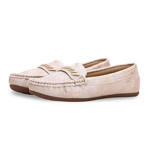 Pantalon Mocassin Beige pour Femme WN4380 - Product Image 3