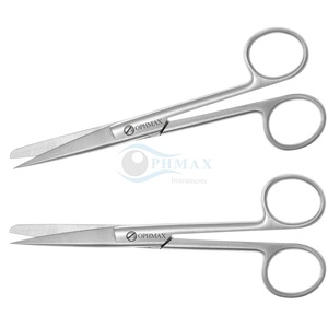Tijeras multiusos con cuchillas rectas, una punta afilada y otra roma, 145 mm (5 3/4) de largo, reutilizables, de alta calidad - Product Image 3