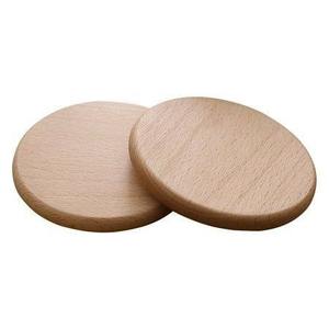 Juego de Posavasos de Madera Hechos a Mano, Posavasos Rústicos de Madera Natural para Tazas de Café y Té, Protección para Mesa - Product Image 3
