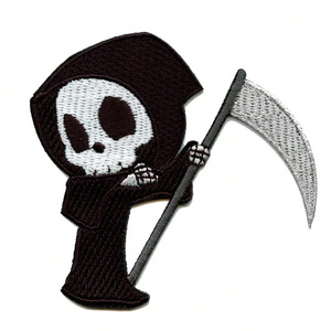Patchs brodés aspect PVC, logo personnalisé pour vestes, chapeaux, sacs, fournisseur en gros - Product Image 5