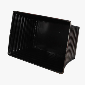 Maceta de Metal galvanizado más bonita para uso en interiores Maceta de cubo galvanizado de forma cuadrada Hotel hogar y jardín - Product Image 4