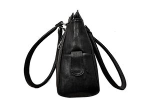 Premium Handmade Leather Crafts Square Pattern Customizable Cut Style Women <b>Handbag</b> for Office Work Travel Shopping Casual Use - Product Image 3