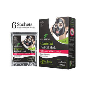 Pâte de Charbon Fayseena de Qualité Supérieure à l'Aloe Vera 120ml – Nettoyage en Profondeur, Élimination des Points Noirs, Traitement de l'Acné, Contrôle du Sébum – Disponible - Product Image 1