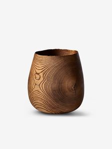 Verre à vin en bois artisanal en bois d'olivier, tasse écologique pour la maison et les fêtes - Product Image 3