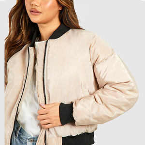 Vestes pour femmes de haute qualité, en gros, personnalisées, simples, coupe classique, streetwear, longues, légères, pour l'hiver - Product Image 4