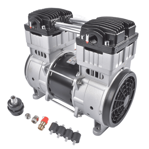 Compressore d'aria SP 9421 2HP 110V, silenzioso 70dB, senza olio, a pistone, 24 galloni, potenza 90KW, pressione 10-16-8 Bar, lubrificato - Product Image 3