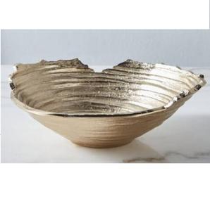 ชามโลหะทรงคลาสสิกสำหรับเสิร์ฟขนมหวาน งานแกะสลักด้วยมือ ของตกแต่งบ้านสไตล์โฮมสเตย์แบบดั้งเดิม - Product Image 1