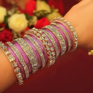 Sparkling Austrian Stone Fashion Jewelry <b>Set</b> for Wedding & Festive Wear-10575607PU_2.8 - Product Image 3