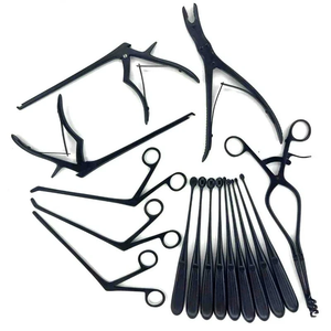 Juego de Instrumentos Quirúrgicos para Laminectomía Básica con Recubrimiento Negro, 16 Piezas - Product Image 1