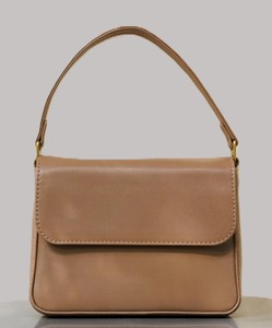 Royaa Leather Mini Shoulder Bag Structured Crossbody Purse with <b>Magnetic</b> <b>Clasp</b> & Dual Straps Large Genuine Cow Leather Bag - Product Image 3