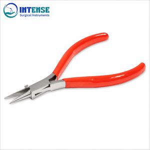 Pince à bec rond professionnel de précision pour la fabrication de bijoux avec logo personnalisé, outil manuel pour la mise en forme de fils et la perlage, vente en gros - Product Image 1