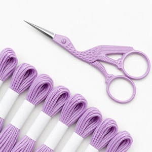 Ciseaux de broderie de qualité supérieure, colorés, à pointe fine, pour travaux d'aiguille et de couture - Product Image 2