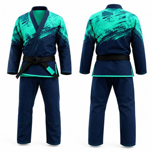 High Quality 100% Cotton Weave BJJ Gi Brazilian Jiu Jitsu Uniform for Unisex Professional Martial Arts Wear BJJ Front - Product Image 4